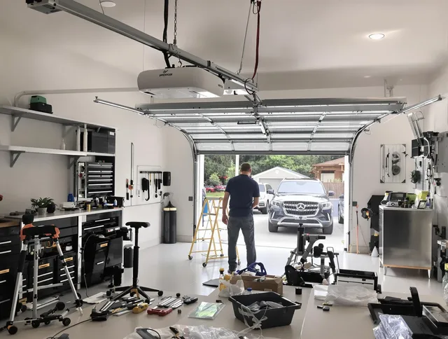 Garage door opener installation by Norwalk Garage Door Repair in Norwalk