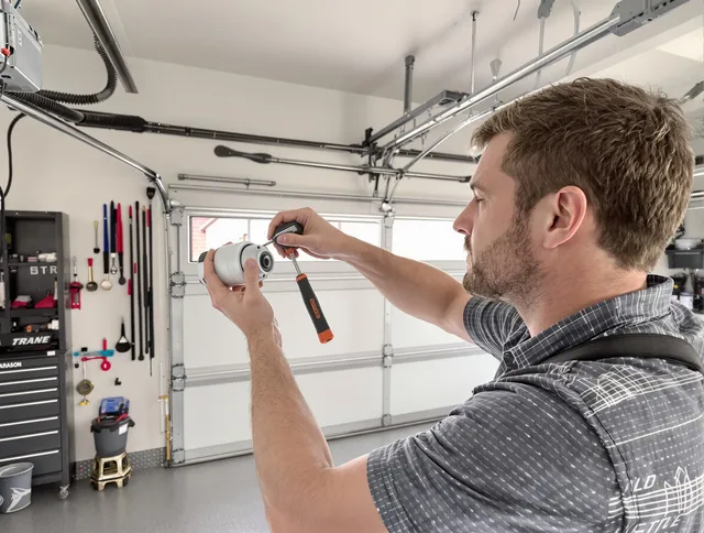 Garage door opener repair service by Norwalk Garage Door Repair in Norwalk