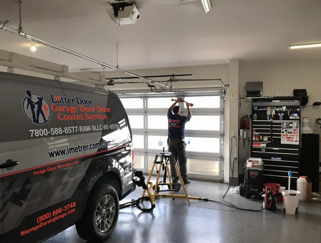 Norwalk Garage Door Repair team performing same-day garage door repair in Norwalk